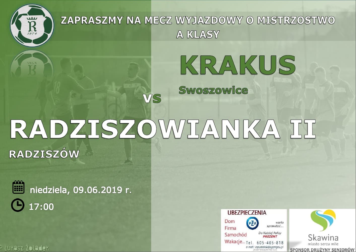 Zaproszenie na mecze  09.06.2019 r.