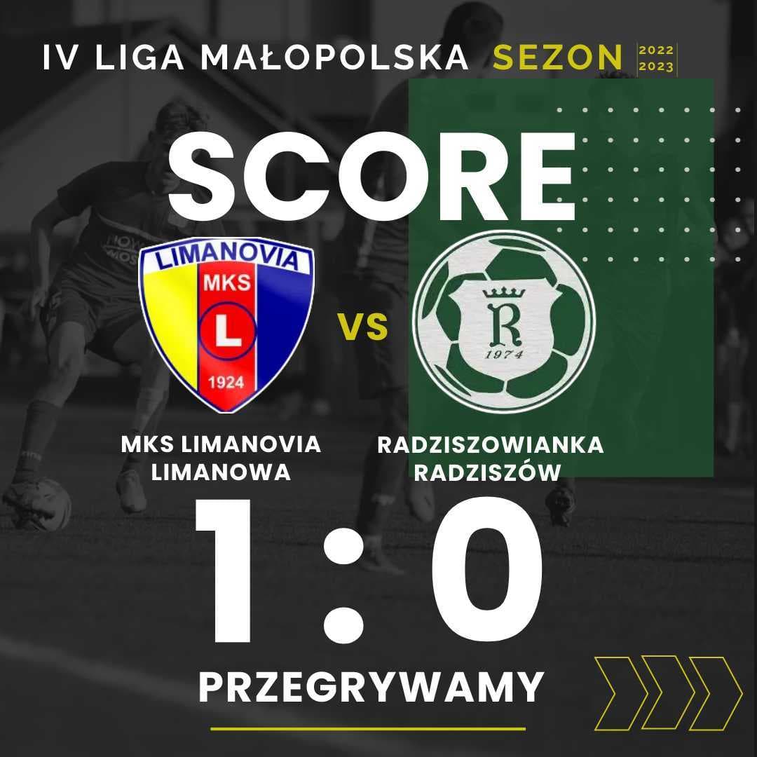 Limanovia - Radziszowianka 1:0