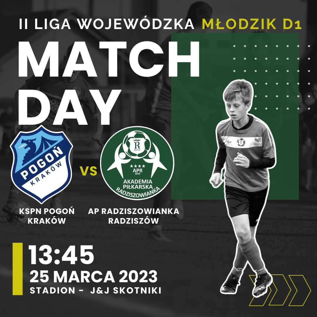 Młodzik D1: KSPN POGOŃ VS RADZISZOWIANKA