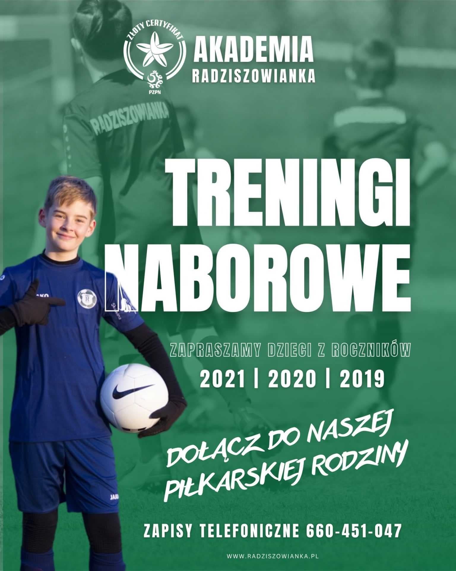 RUSZAMY Z ZAPISAMI NA TRENINGI NABOROWE!