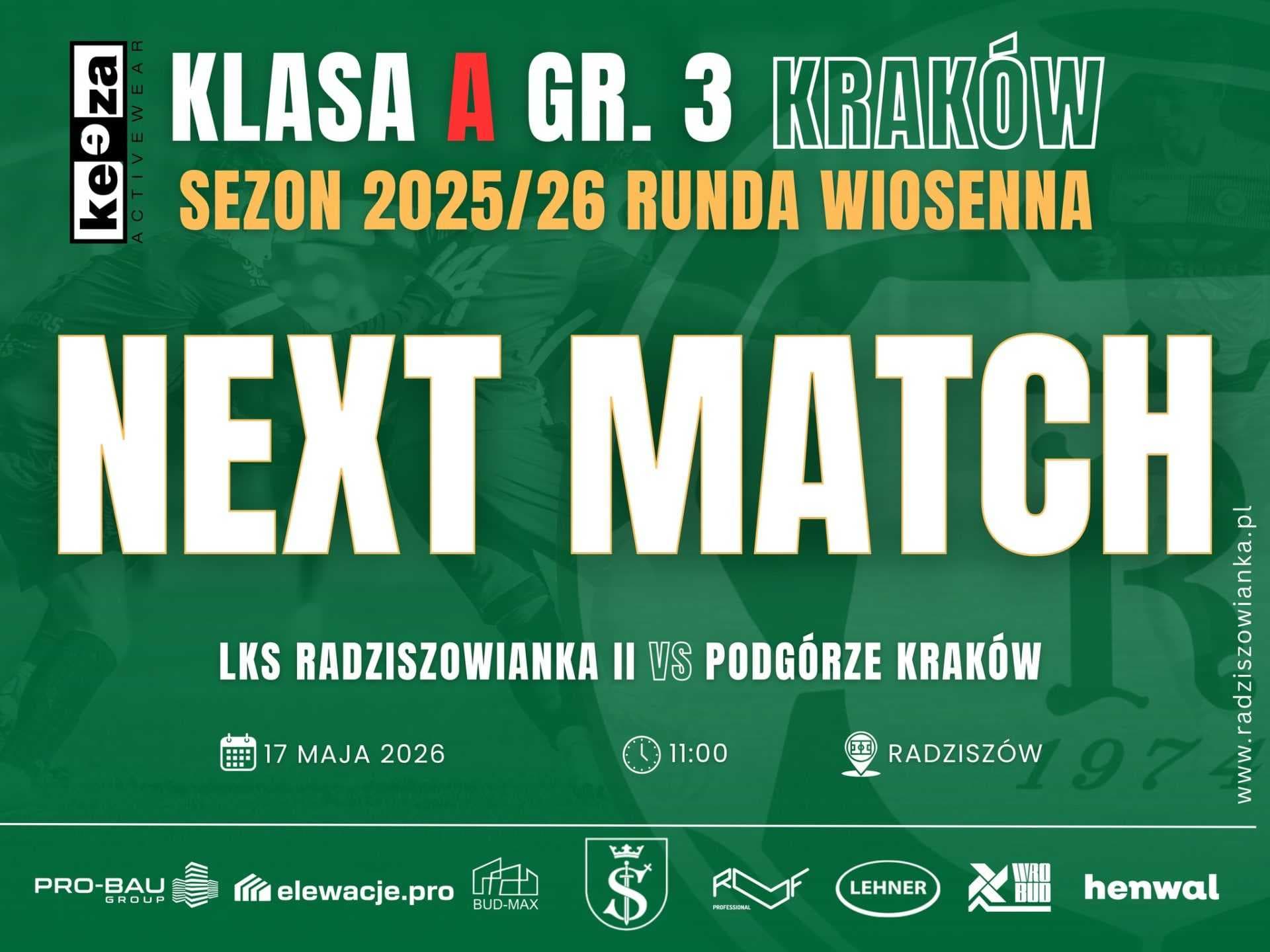 KEEZA KLASA A KRAKÓW GR. 3 |KOLEJKA 22|